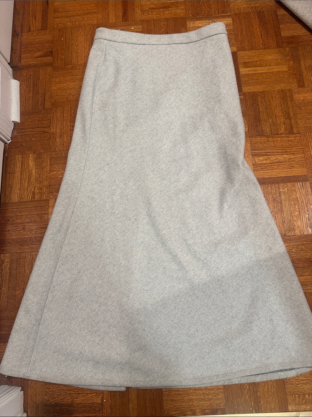 Light Gray A-Line Skirt